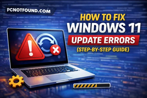 How to fix Microsoft Windows 11 update errors Step By Step Guide.