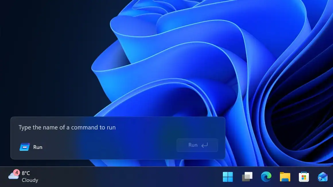 Microsoft windows 11 new run command