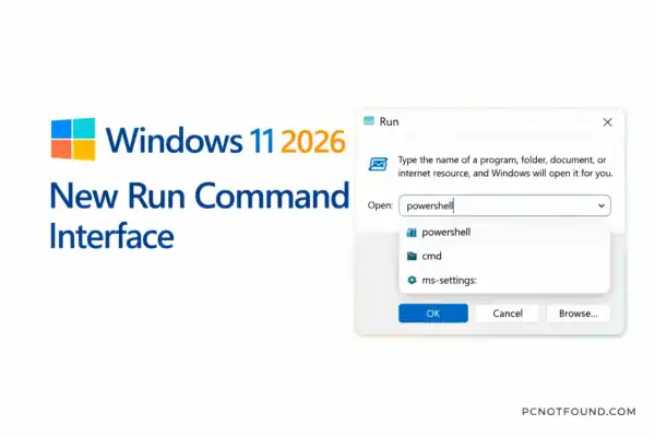 Windows 11 2026 Run Command Interface Update: What’s New and How It Works
