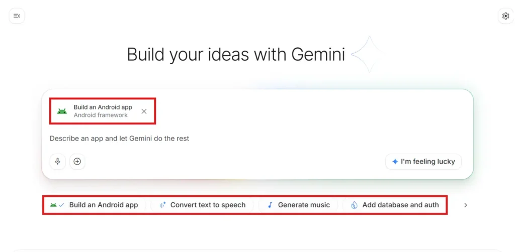 Build an Android App Using a Simple Prompt